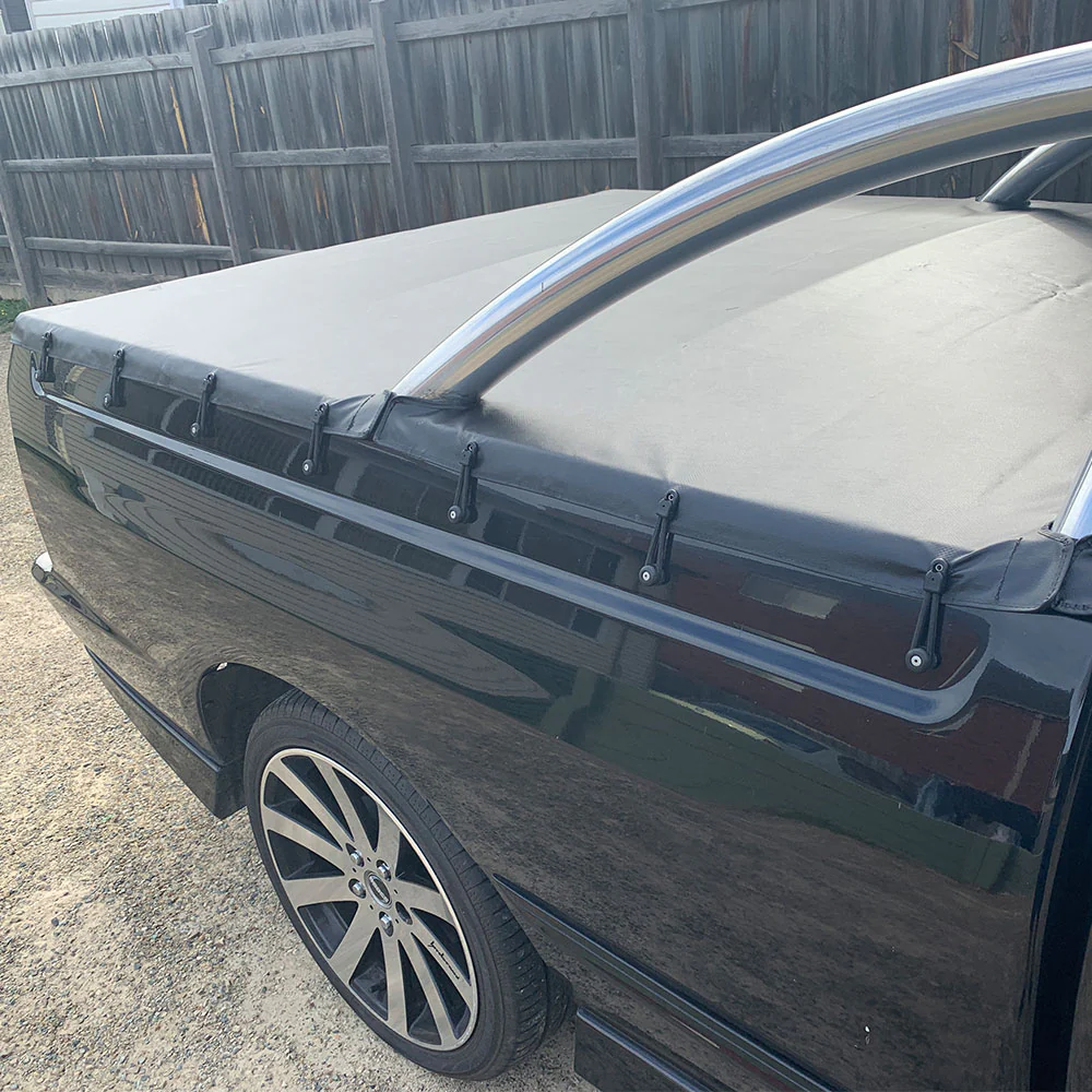 Ford Falcon UTE Bunji Tonneau Cover AU BA BF (1999 - 2009) - Suits Factory Narrow Sports Bars - Image 3
