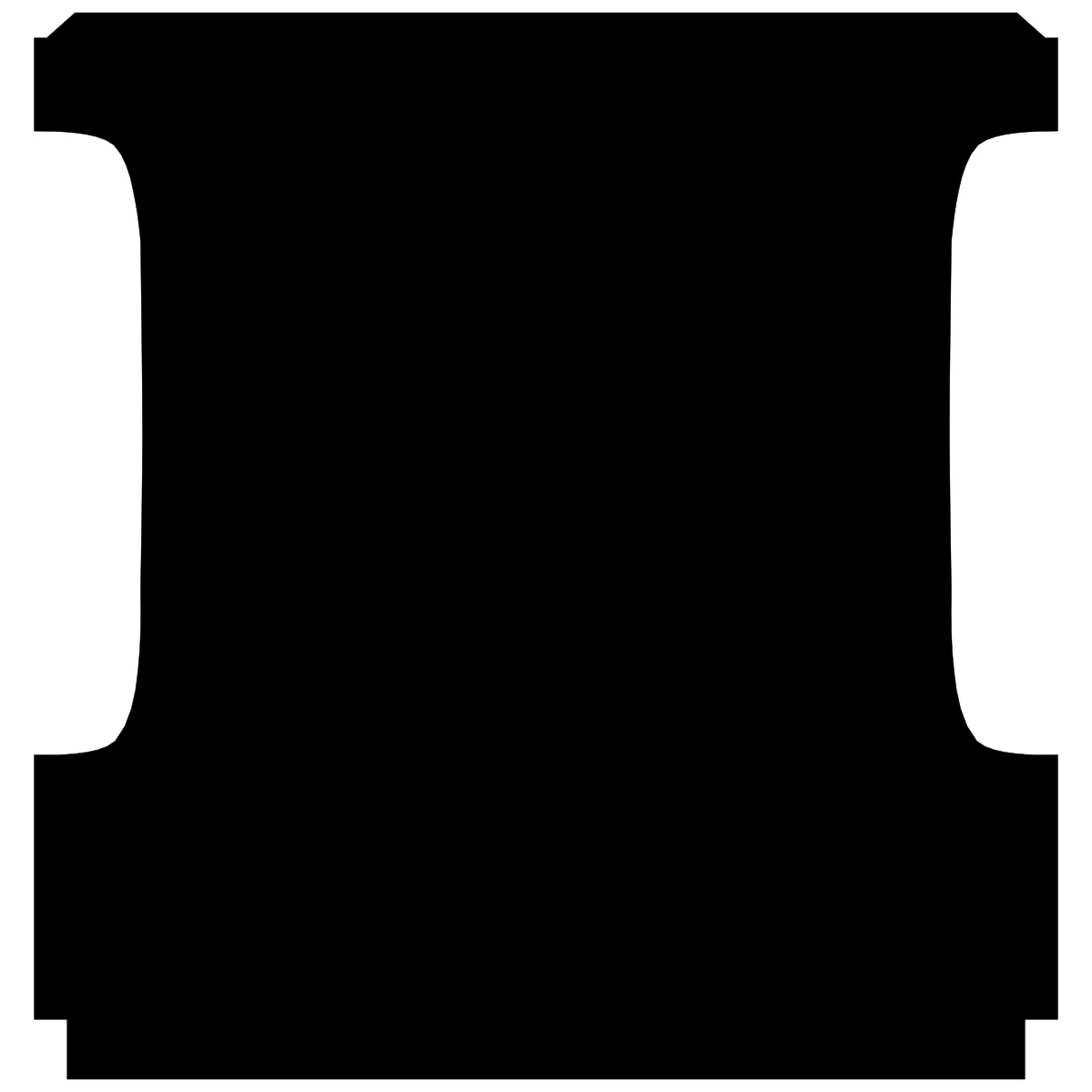 Rubber Ute Mat to fit Ram 1500 DS Classic Crew Cab 5 Foot 7" 2018 to Current - Suits Spray On Liner Or No Liner